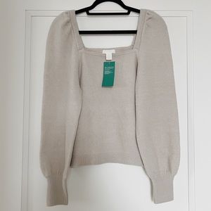 H&M Square Neck Sweater
